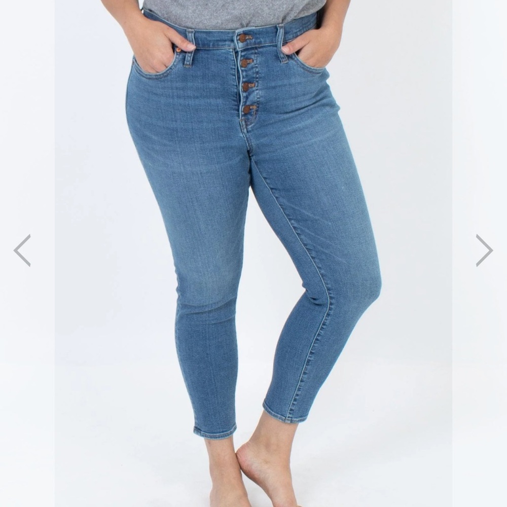 Madewell 9” Mid-Rise Skinny Crop